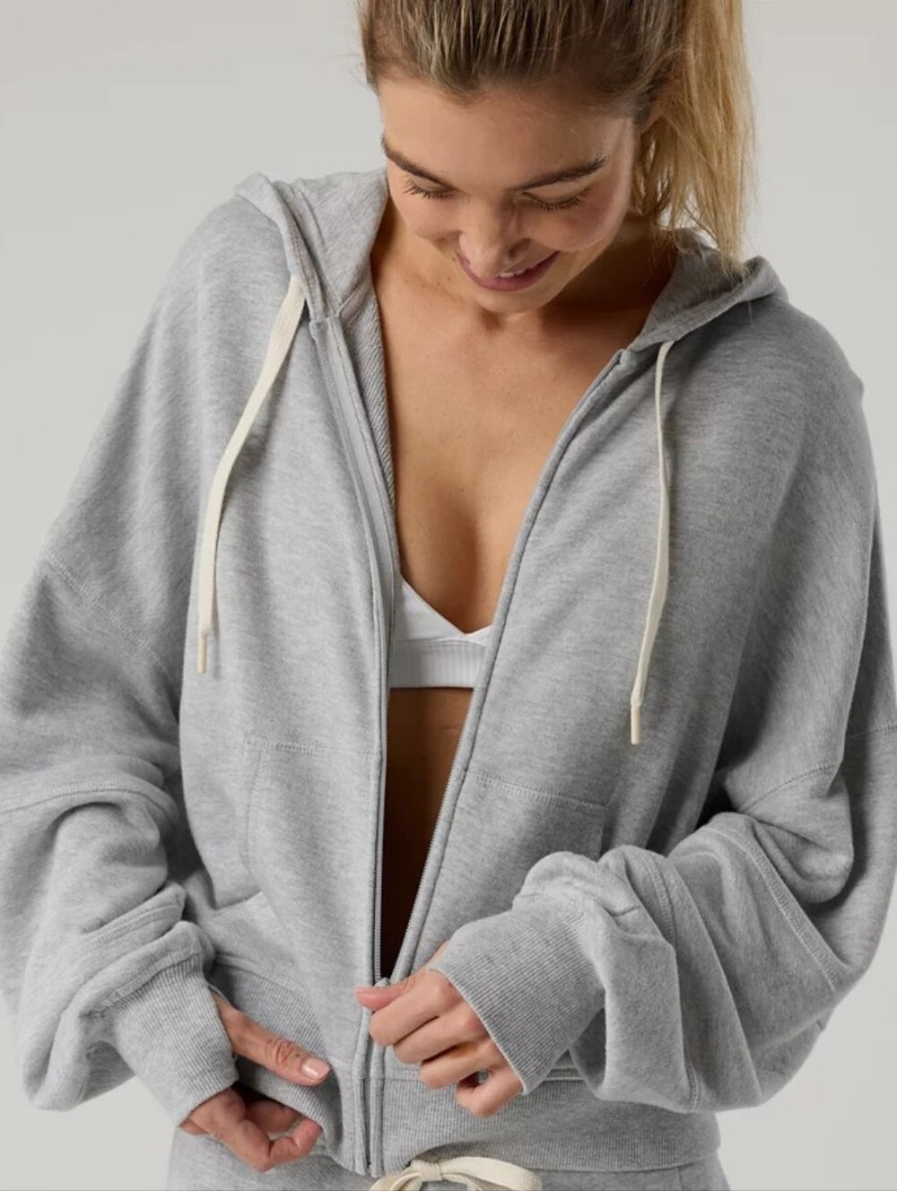 aerie - Like New Keep It 100 Terry Fullzip - S